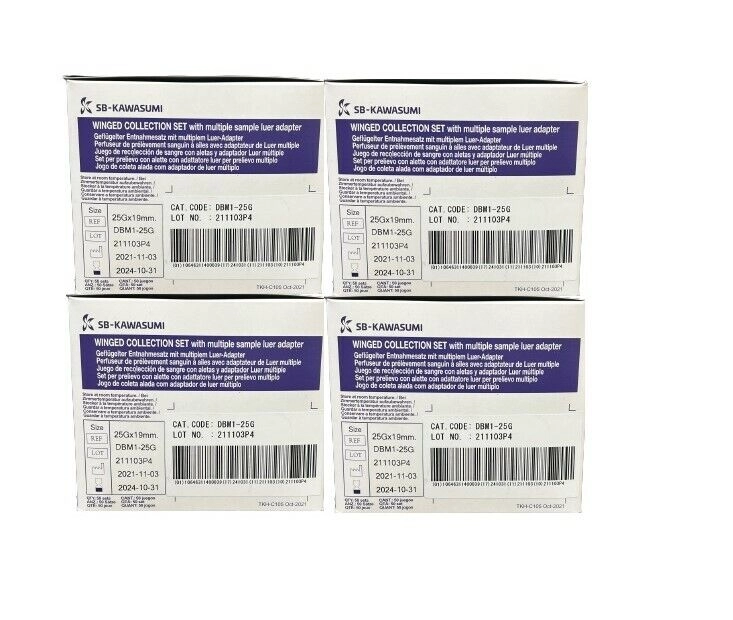 23G Greiner Bio-One Vacuette Blood Collection Set Butterfly Needles, 50/box  PN N450096