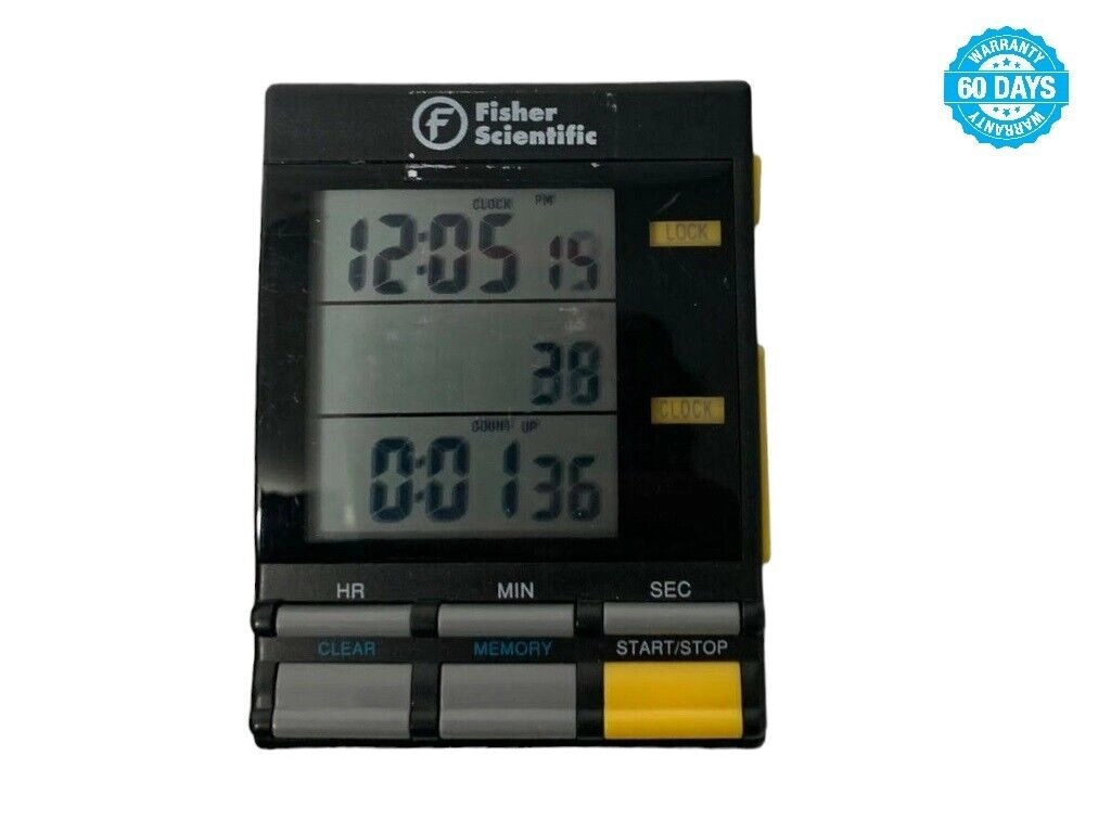 Fisherbrand Traceable Digital Three-Channel Alarm Timer with Triple-Line