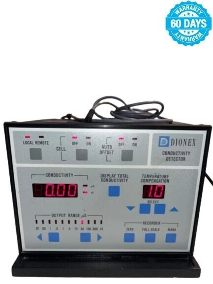 Dionex Conductivity Detector Model CDM 3   60 DAYS