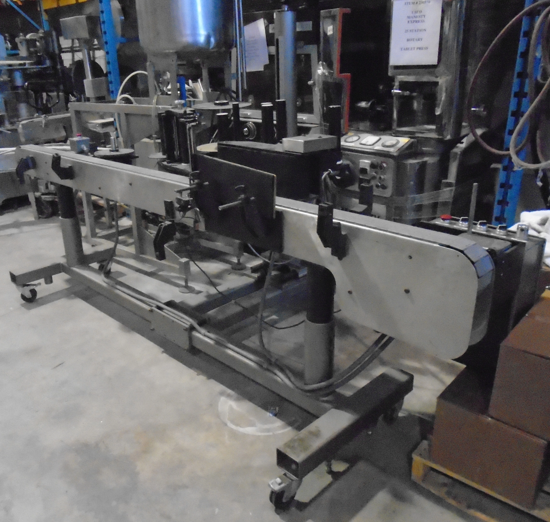 Used Label-Aire Bottle Wrap Labeler Model 2115CD