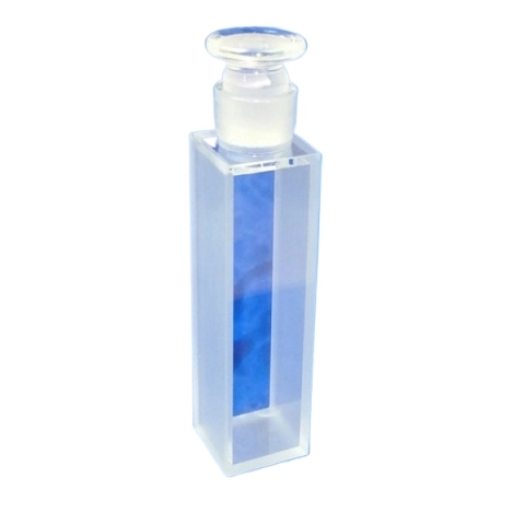 Fireflysci Type Macro Cuvette With Glass Stopper Material Uv Quartz Lightpath Mm