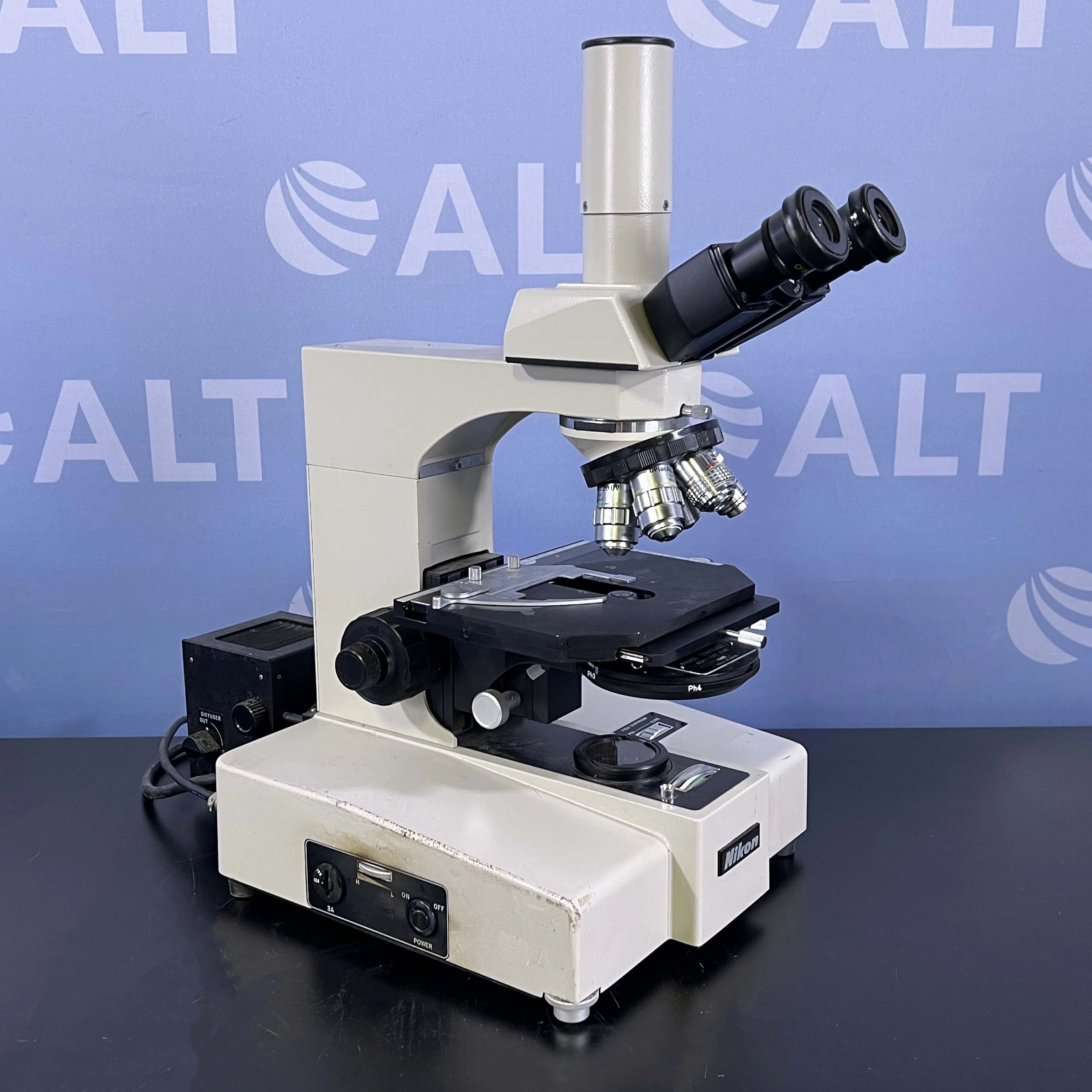 Nikon  Biophot Trinocular Microscope