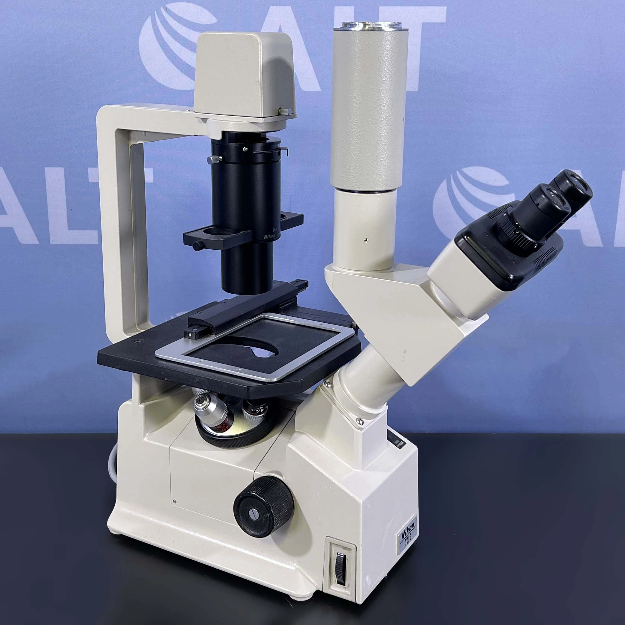 Nikon  TMS-F Inverted Phase Contrast Trinocular Microscope