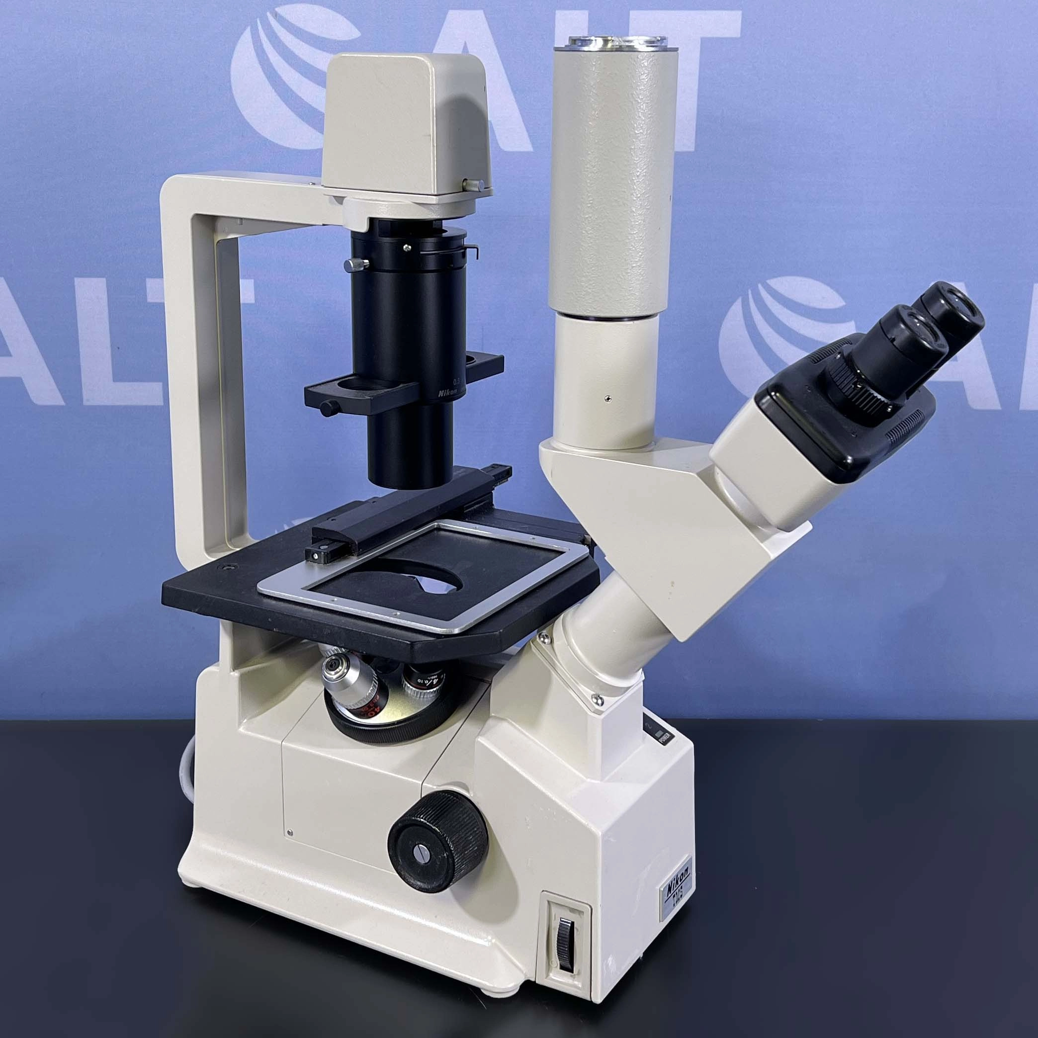 Nikon TMS-F Inverted Phase Contrast Trinocular Microscope