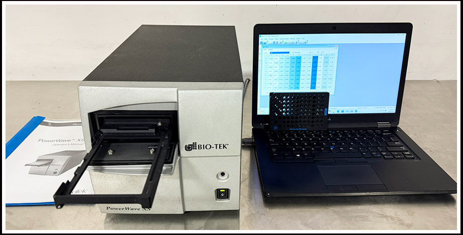 Bio-Tek BioTek PowerWave XS Microplate Reader Scanning Spectrophotometer w WARRANTY