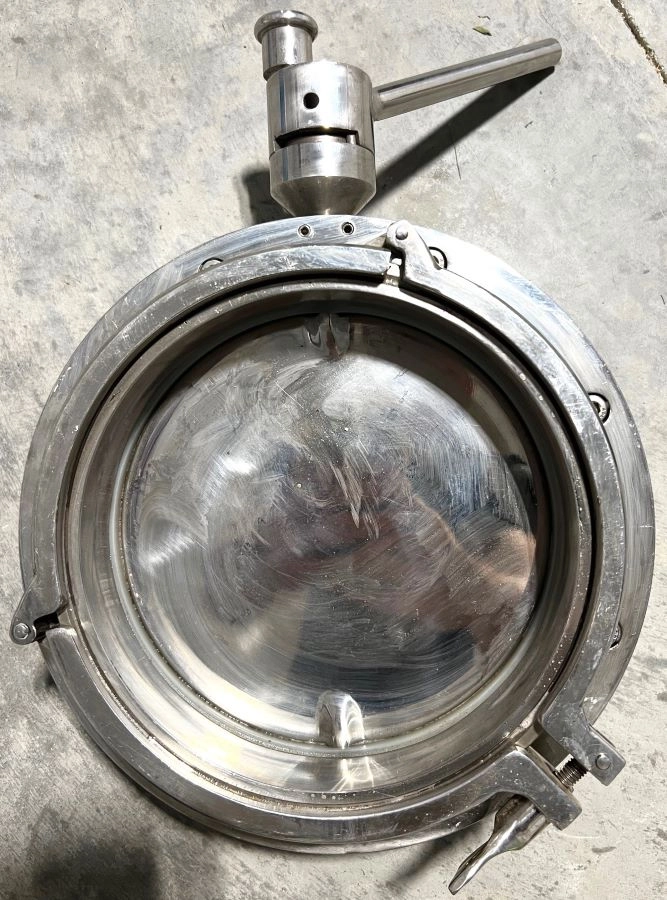 8" Sanitary Stainless Steel Clamp On Butterfly Valve