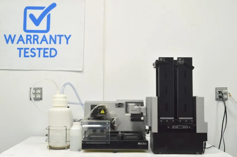 Agilent BioTek EL406 Microplate Washer Dispenser 406PUB1 w/ BioStack Stacker - AV