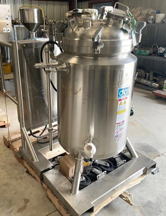 DCI 150 Liter Sanitary Reactor/Fermenter with 3 HP Agitation