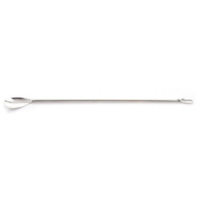 Foxx Life Sciences EZBio Stainless Steep Offset Spoon, 304 SS Steel Handle 400 mm, 1/EA 25C-3609-FLS