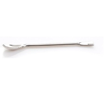 Foxx Life Sciences EZBio Stainless Steep Offset Spoon 304 SS, Steel Handle 150 mm, 1/EA 25C-3605-FLS