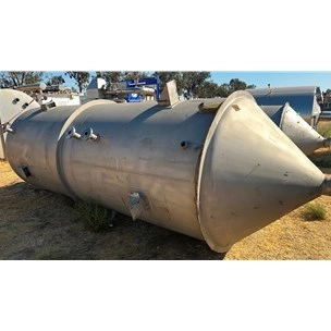 2000 Gal Hahn and Clay 314L Stainless Steel Pressure Vessel