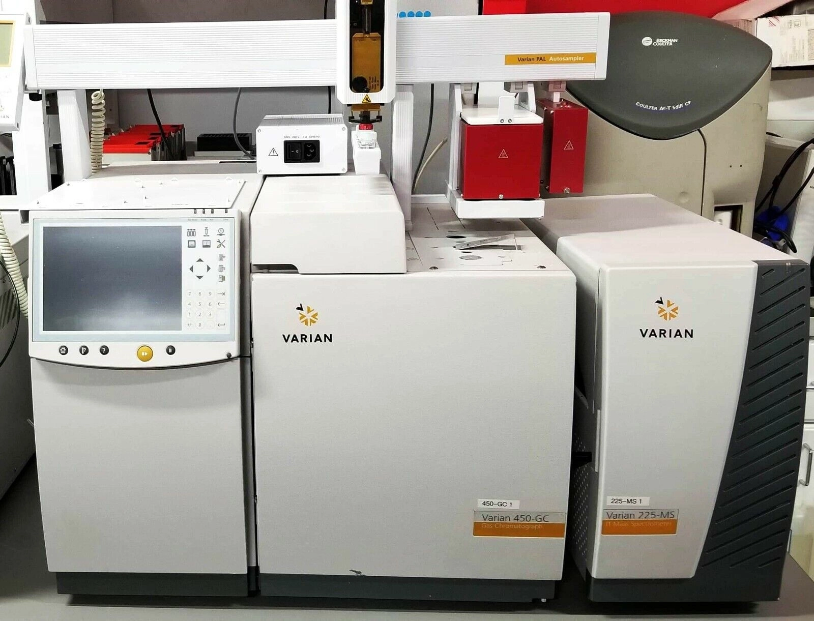 Varian 450-GC, 225-MS W/ PAL Autosampler Headspace