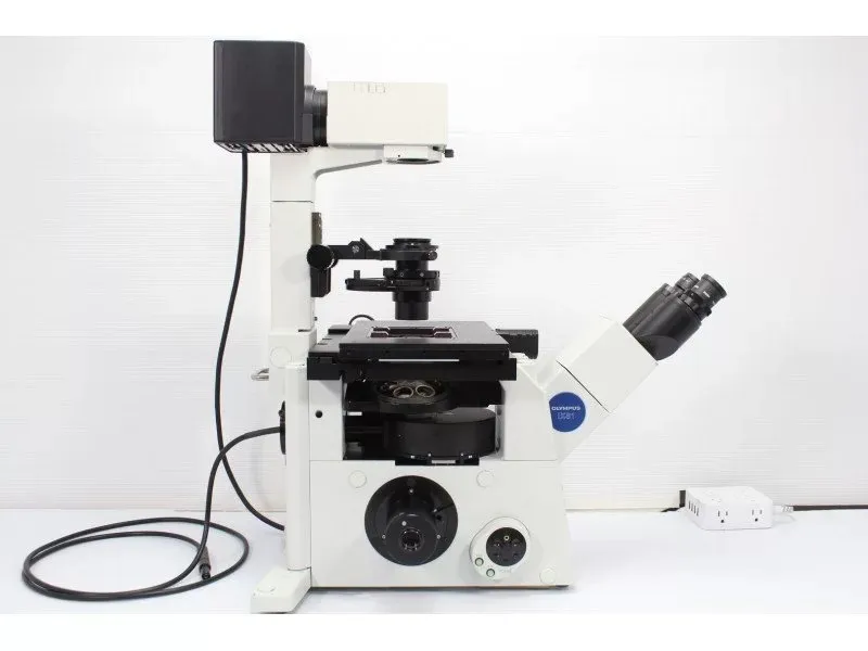 Olympus IX81 Inverted Fluorescence Motorized XY Microscope (New Filters