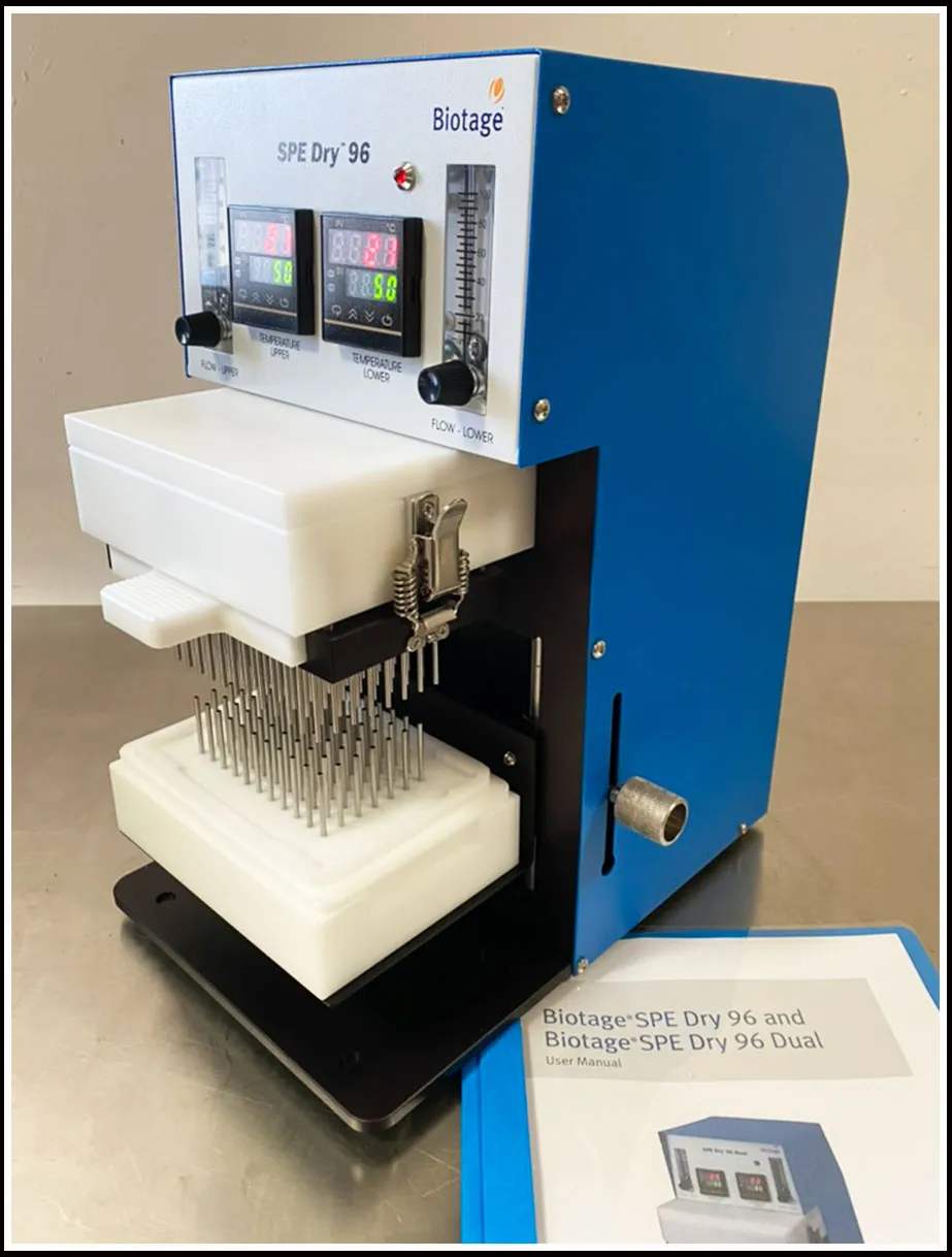 Biotage SpeDry 96 Microplate Evaporator Concentrator w WARRANTY