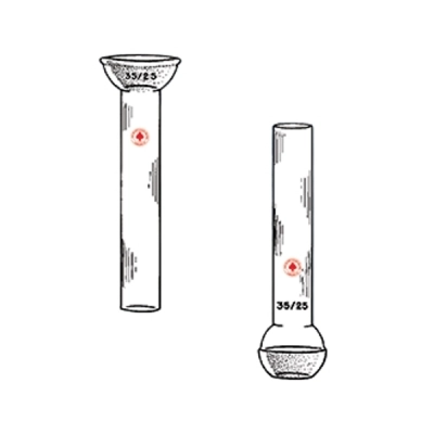 Ace Glass Quartz Joint, 12/5, Socket 7657-11