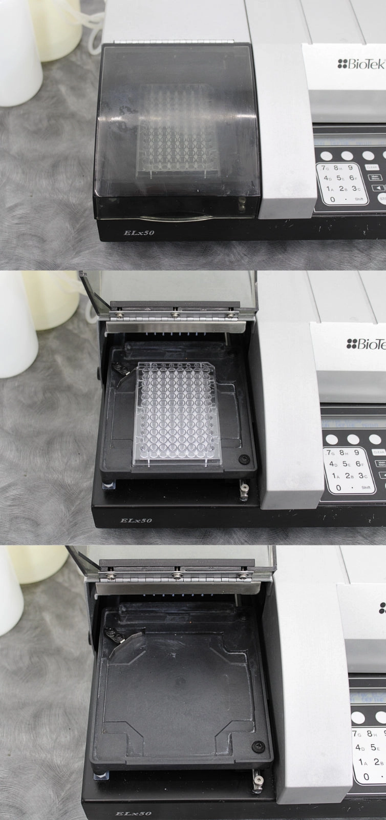 BioTek ELx50/8V Microplate Strip Plate Washer w/ Reagent & Waste