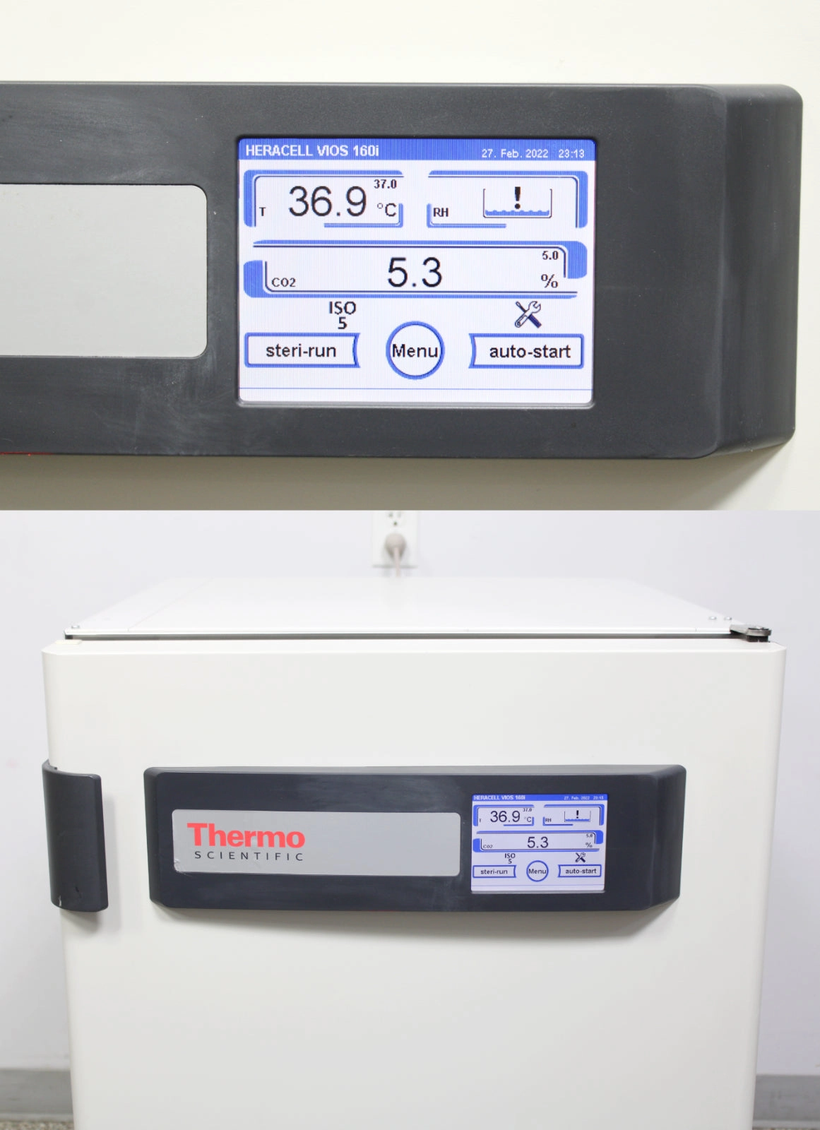 Thermo Scientific HERAcell vios 160i Stainless Steel CO2 Incubator w/ 2