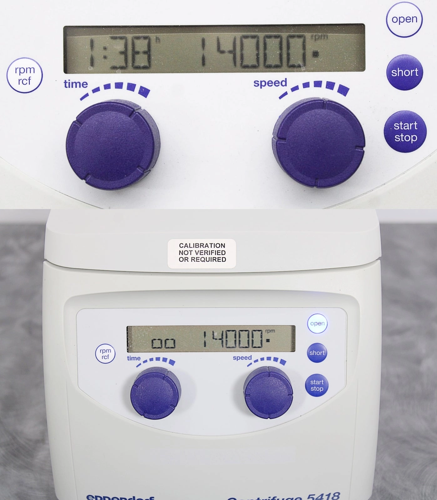 Eppendorf 5418 Benchtop Microcentrifuge w/ FA451811 FixedAngle