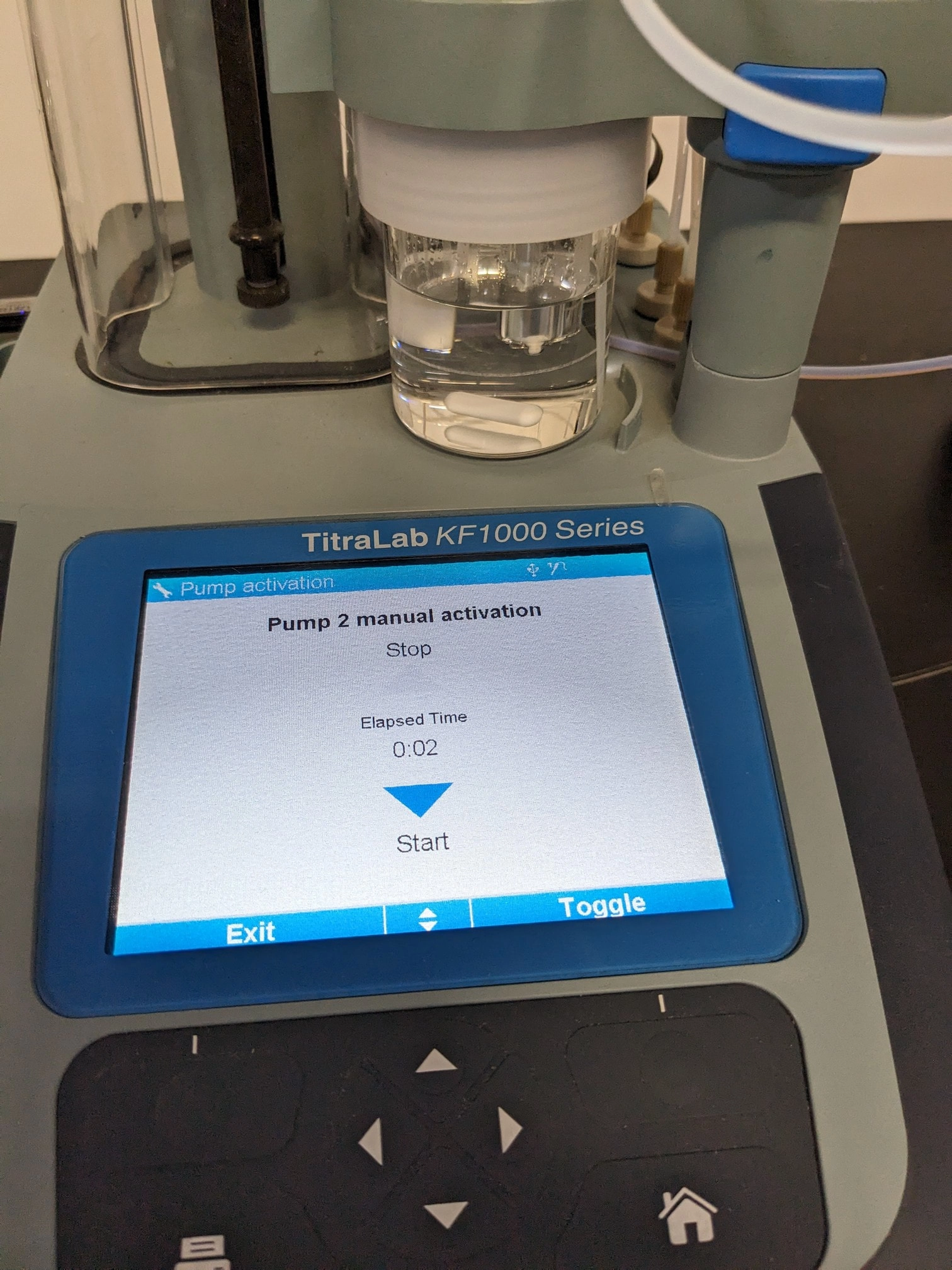 Hach KF1121 Volumetric Titrator for Karl Fischer Titrations with 1