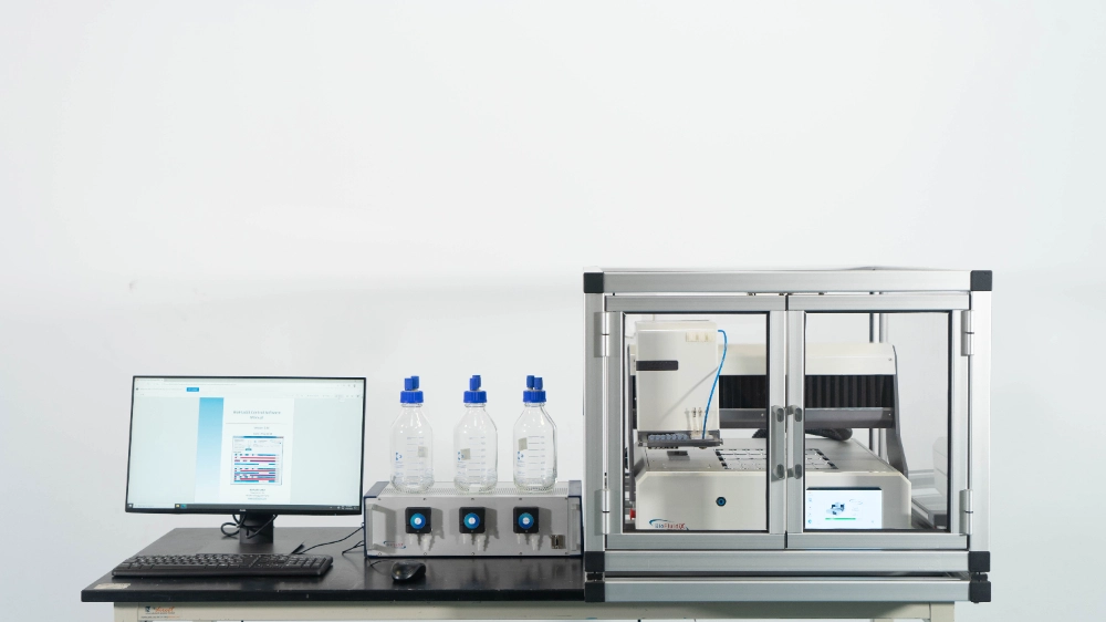 Unused BioFluidiX BioSpot X Series Liquid Handling Workstation