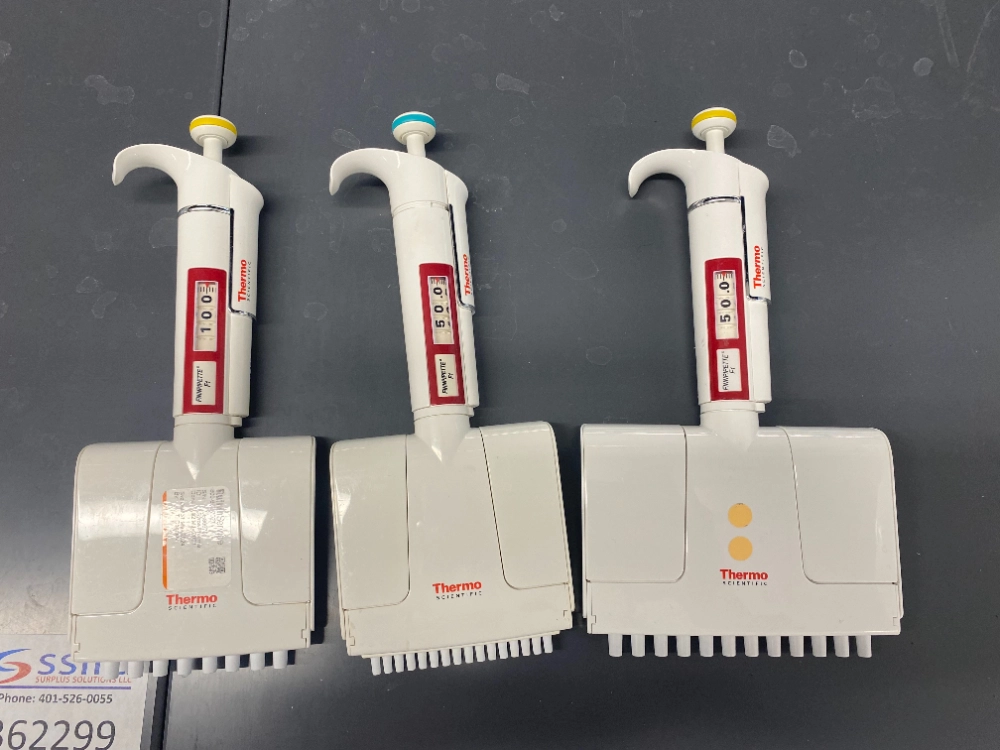Thermo Finnpipette F1 Multichannel Pipettes Quantity 3