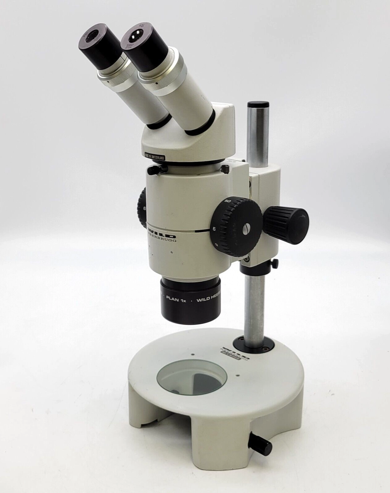 Wild Heerbrugg Stereo Microscope M8 with Binocular Head and Stand