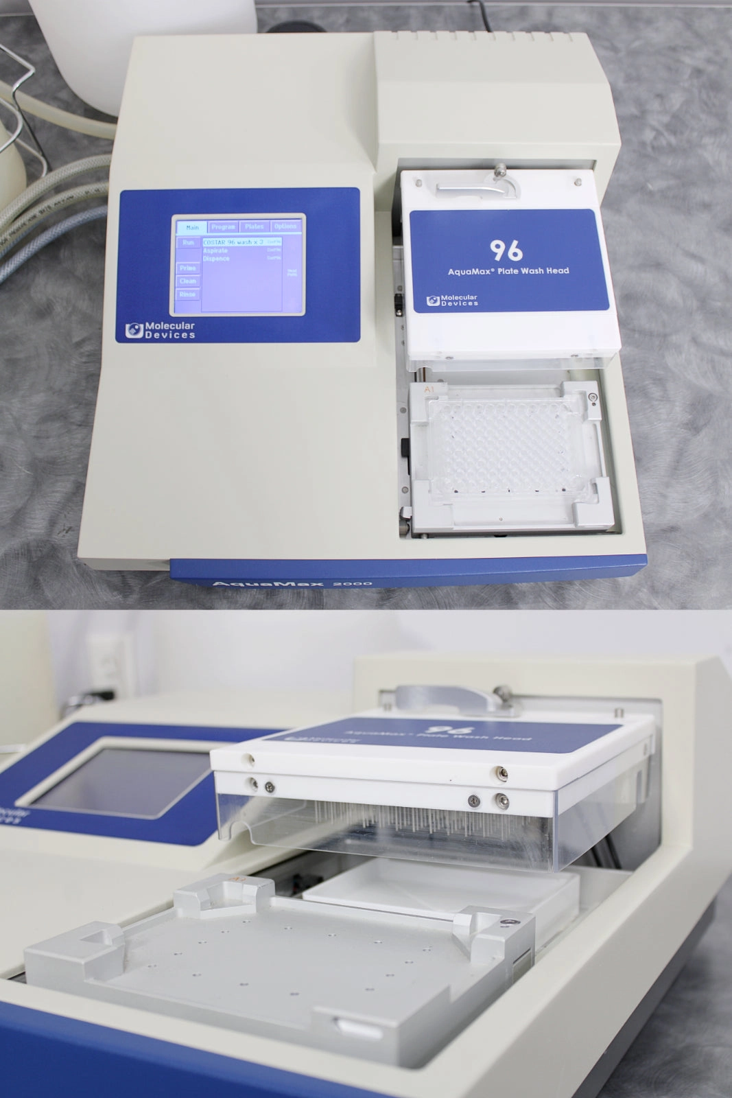 Molecular Devices AquaMax 2000 Microplate Washer AQ2K w/ Bottles & 96