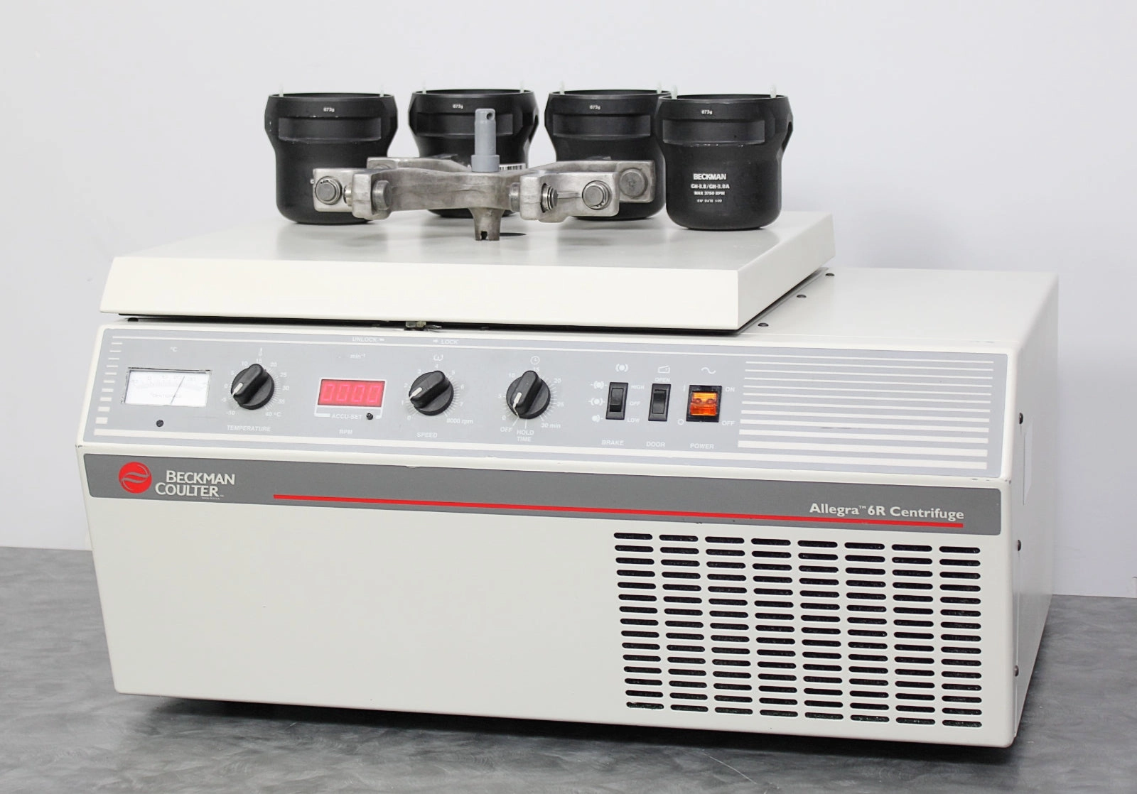 Beckman Coulter Allegra 6R Refrigerated Benchtop Centrifuge with GH3.8
