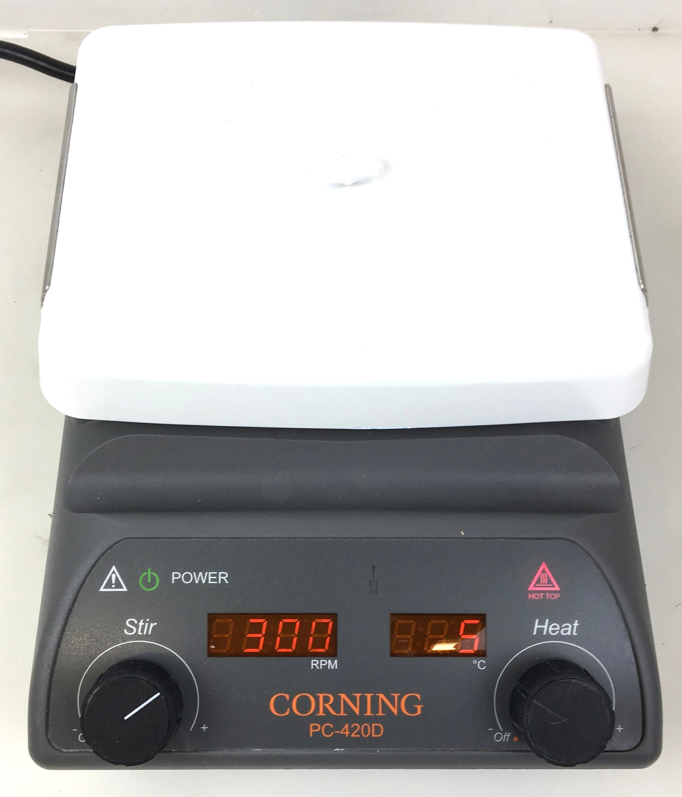 Corning™ PC-220 Pyroceram™ Hot Plate Stirrer, 480°C, Glass Ceramic