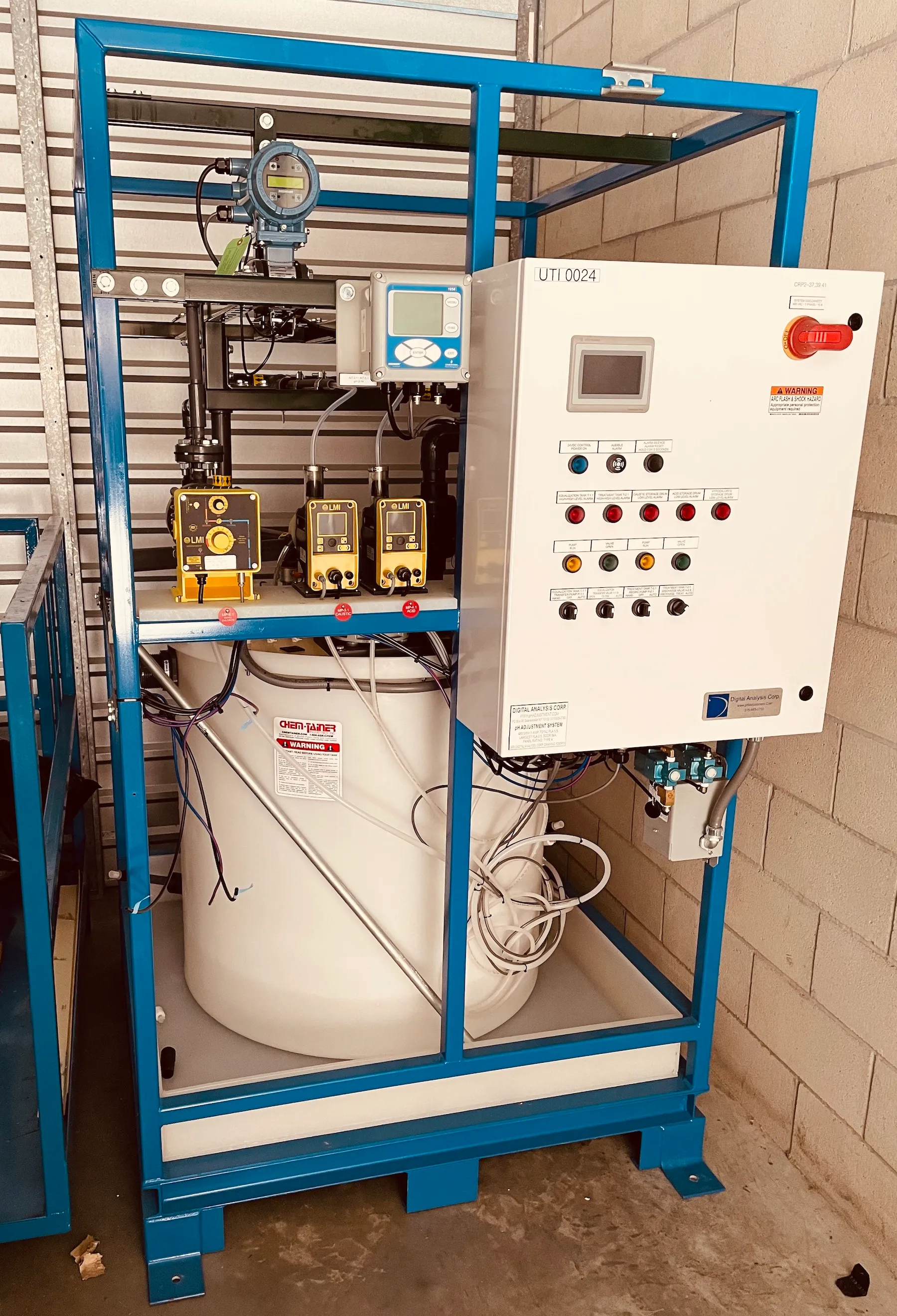 Digital Analysis pH Acid Waste Neutralization System