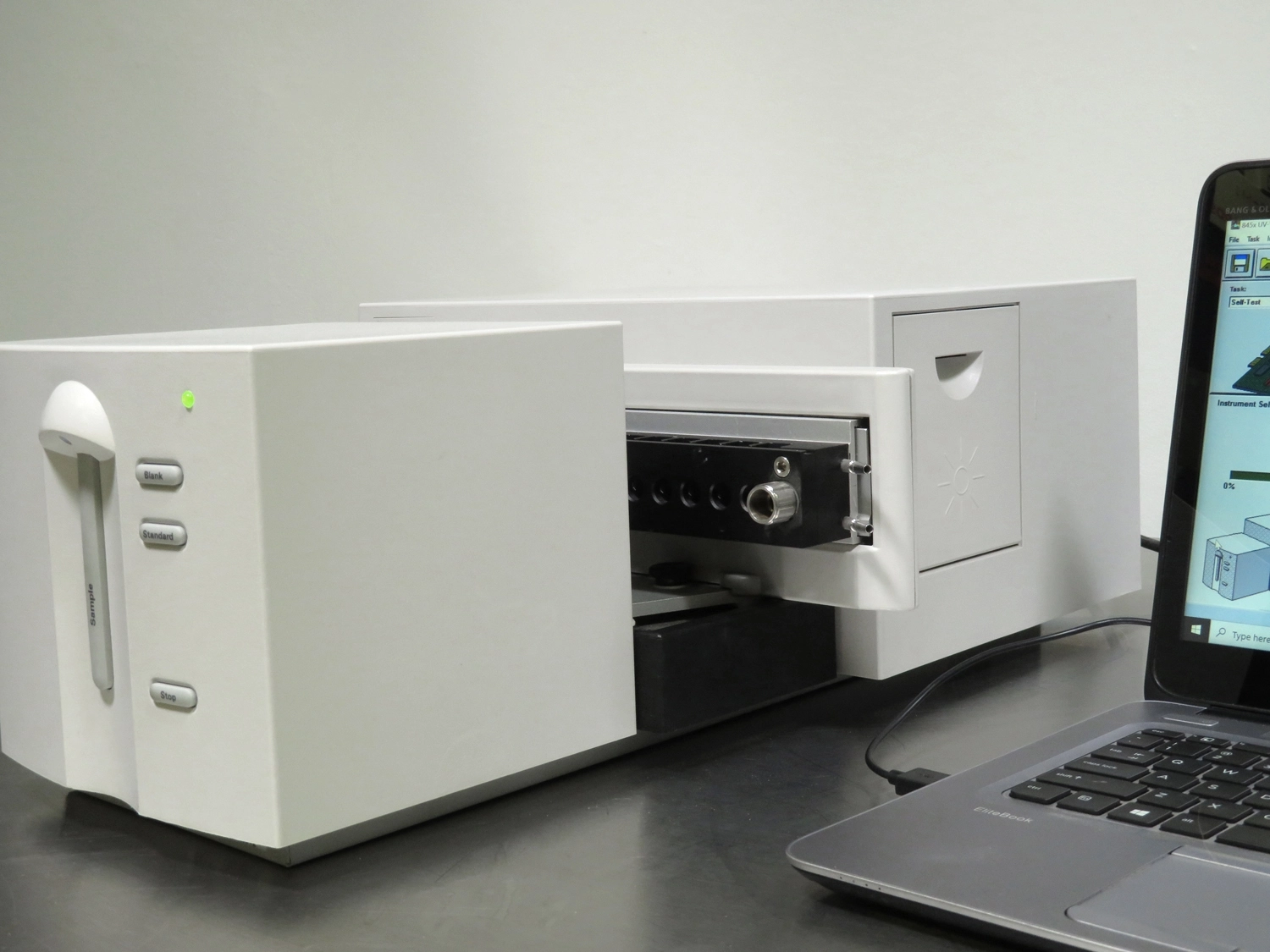 Agilent 8453 G1103A Spectrophotometer w/ G1120A Multicell Transport