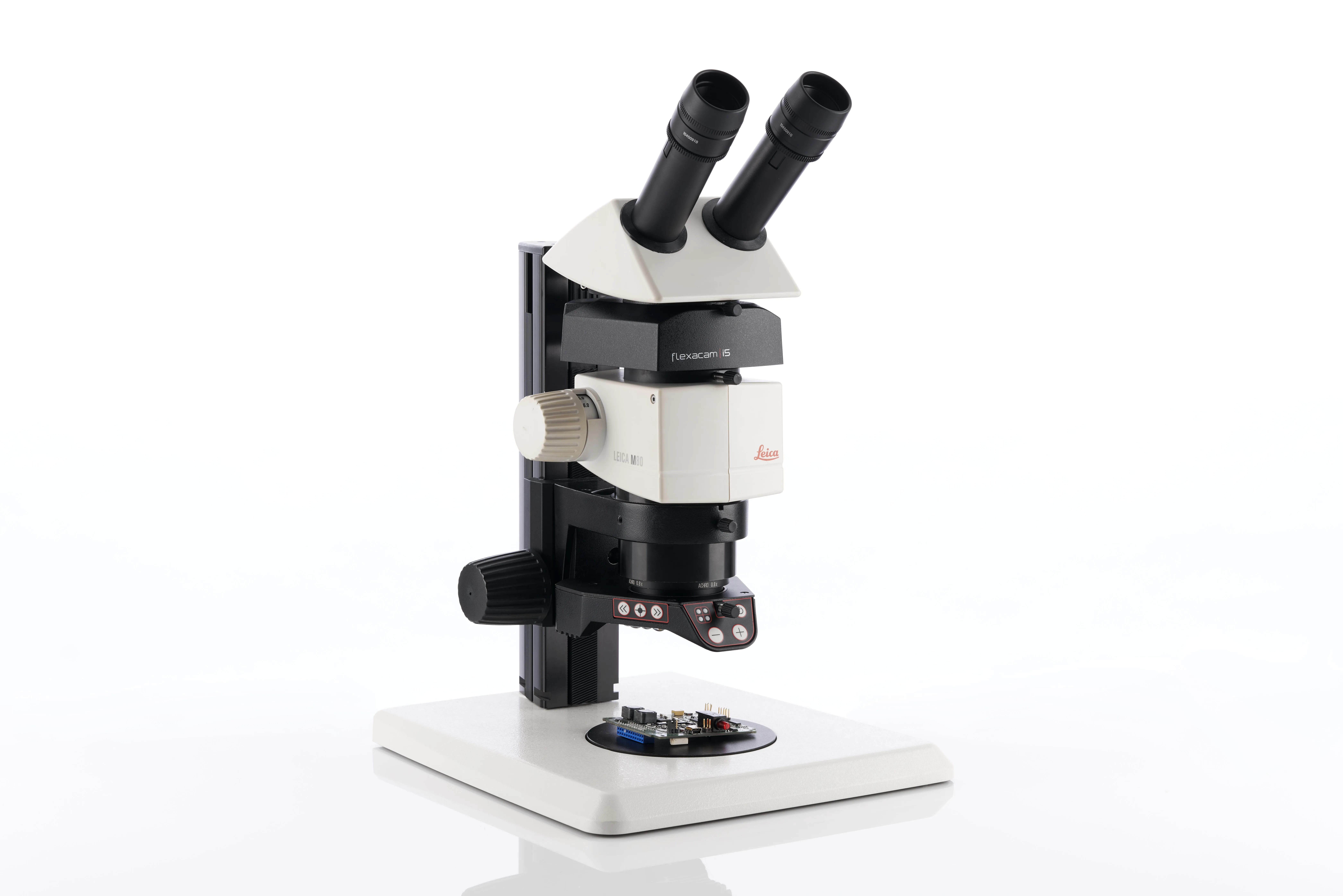 Leica M80 Ergonomic Stereo Microscopes for Inspection with Removable Integrated Camera