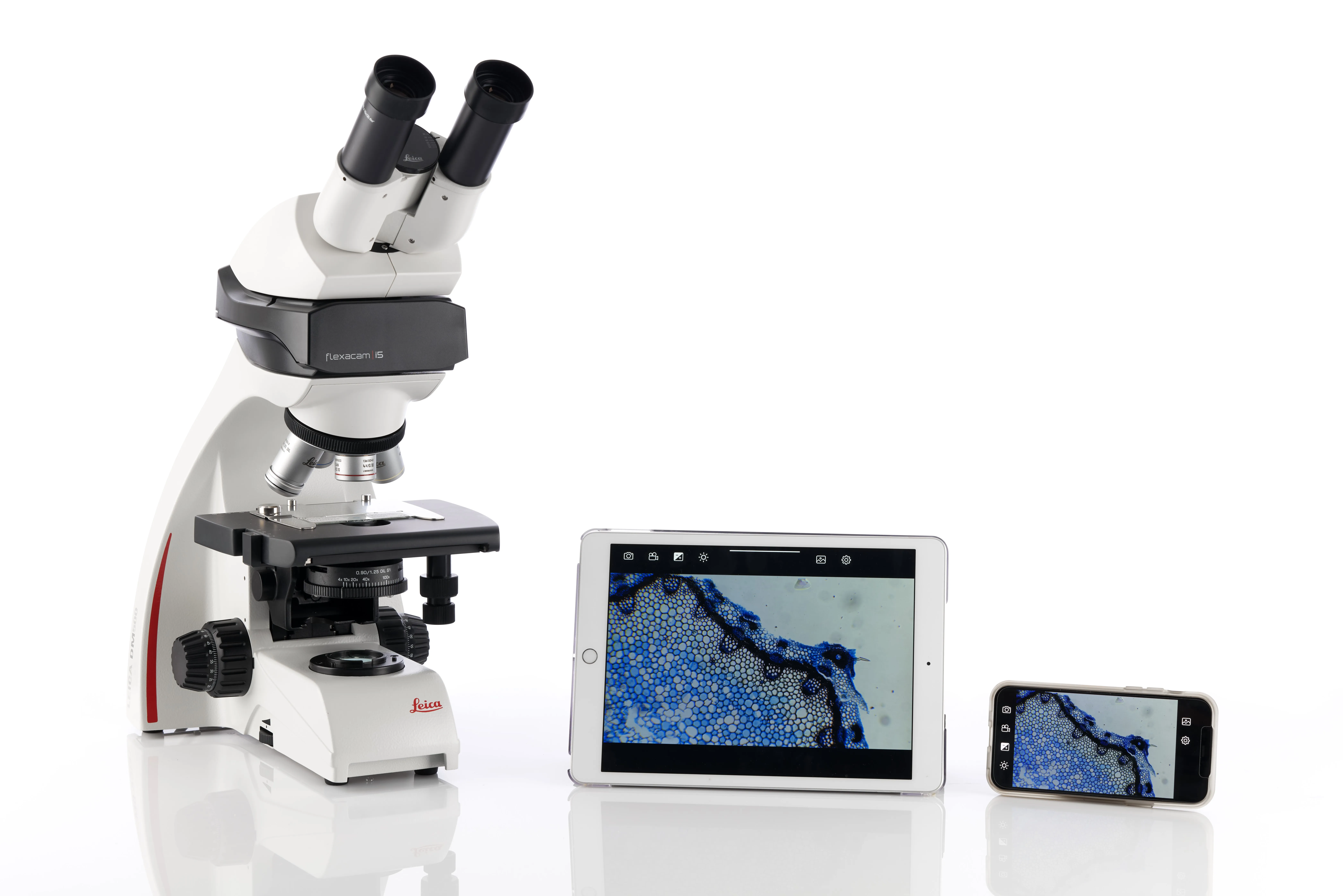 Leica DM500 Educational Microscope with Integrated Wireless Camera