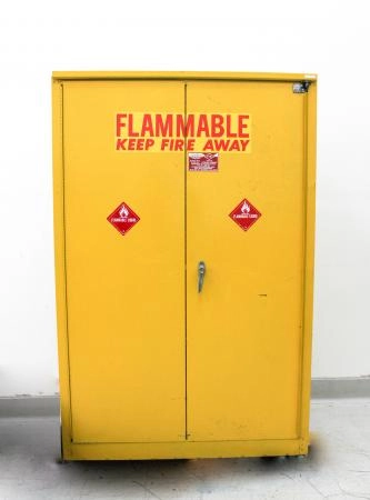 EAGLE Manufacturing co. Flammable Cabinet One Door Self Closing Model: 1945