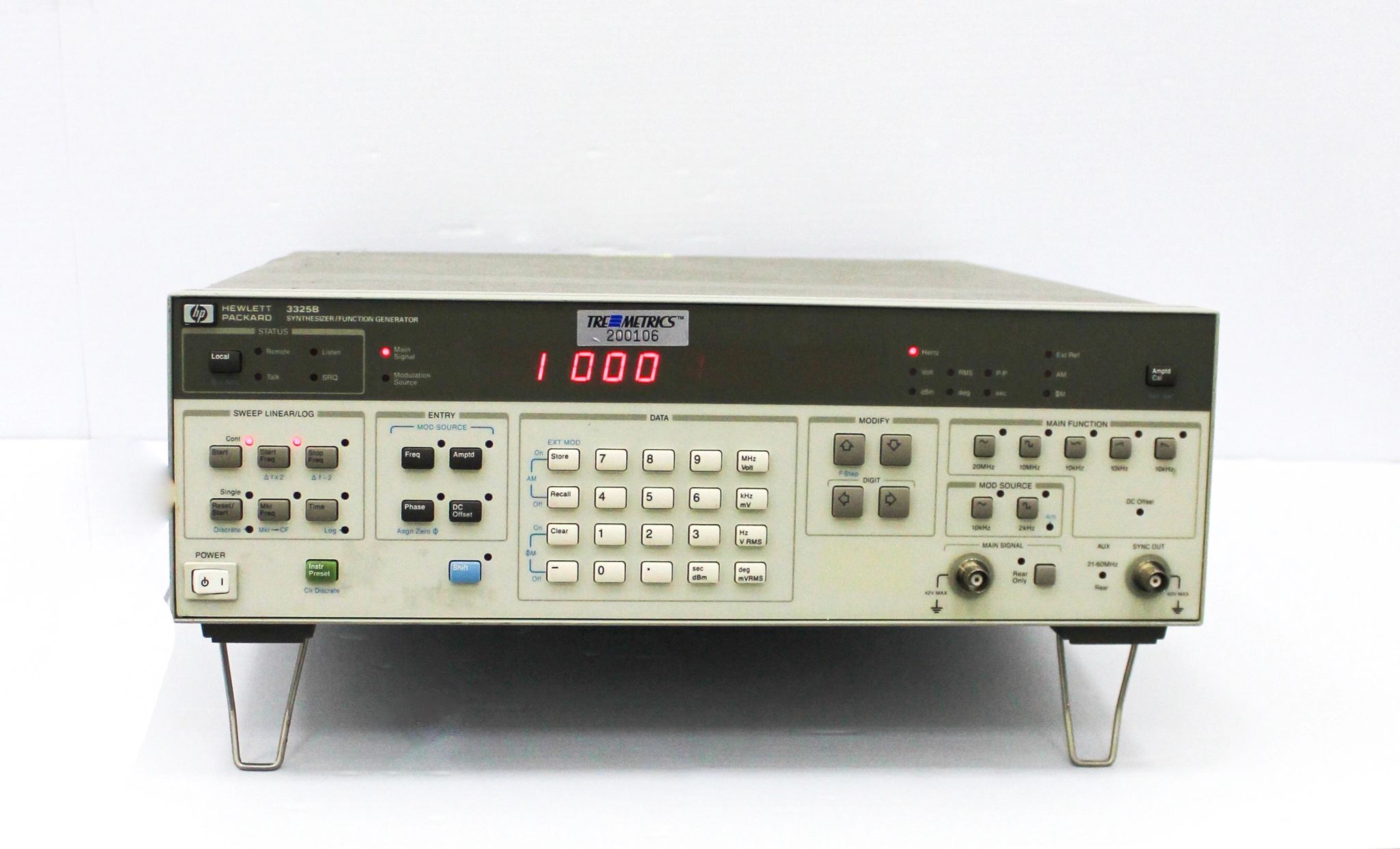 Hp 3325B Synthesizer / Function Generator Model - 3376227