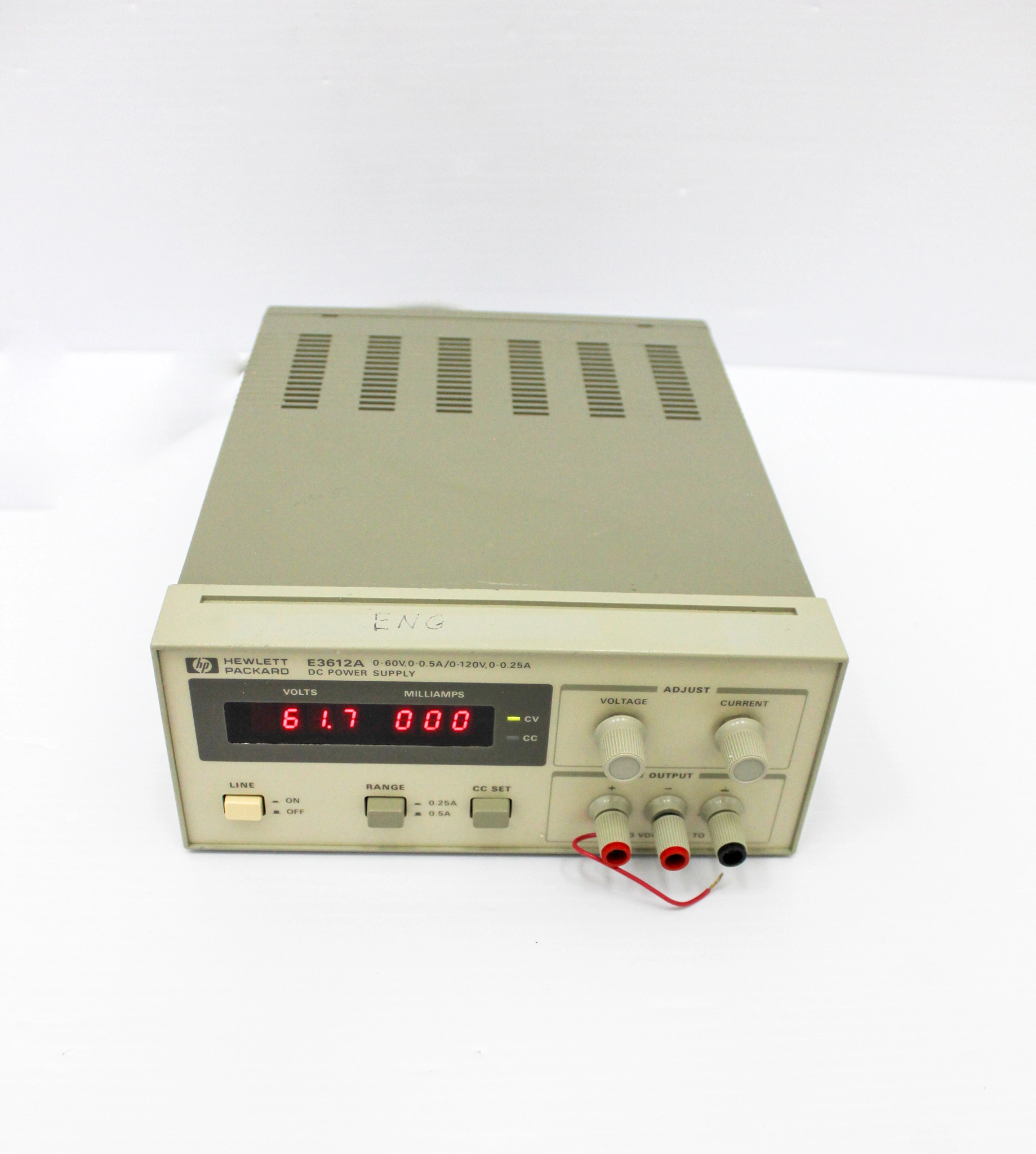 hp Hewlett Packard DC Power Supply Model: E3612A - 3376229