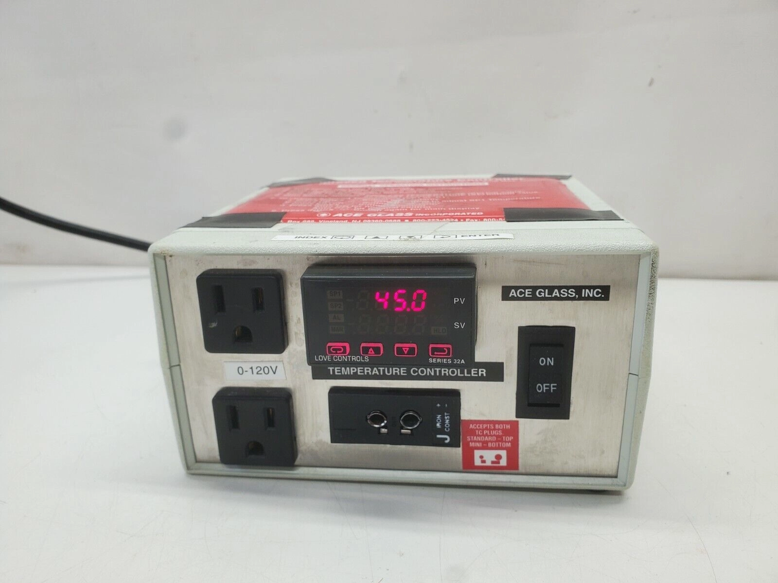Ace Glass 12126-24 Temperature Controller, Type J 