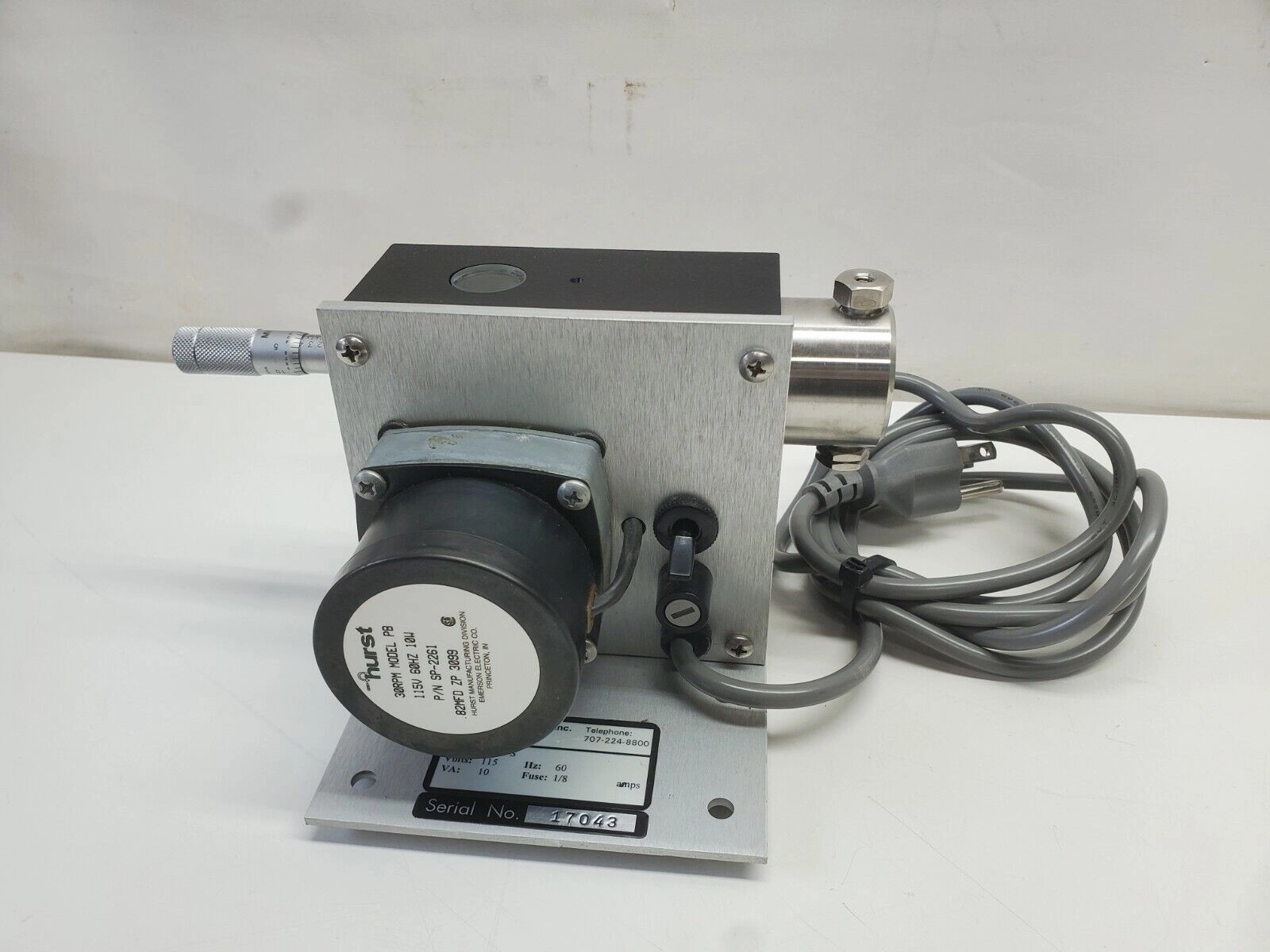Eldex A-30-S High Pressure Metering Pump