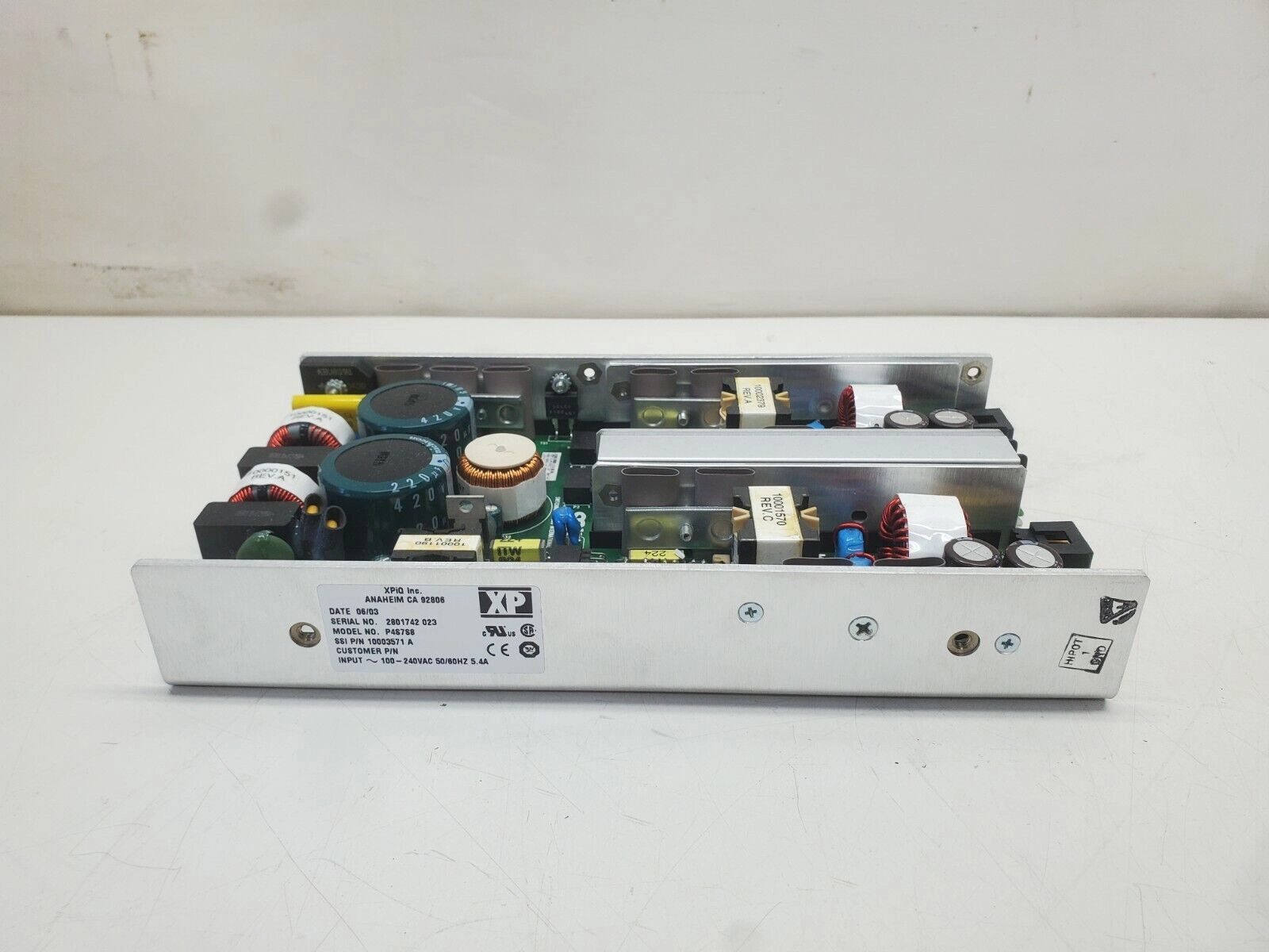 XPiQ P4S7S8 Power Supply Module from Thermo Finnig