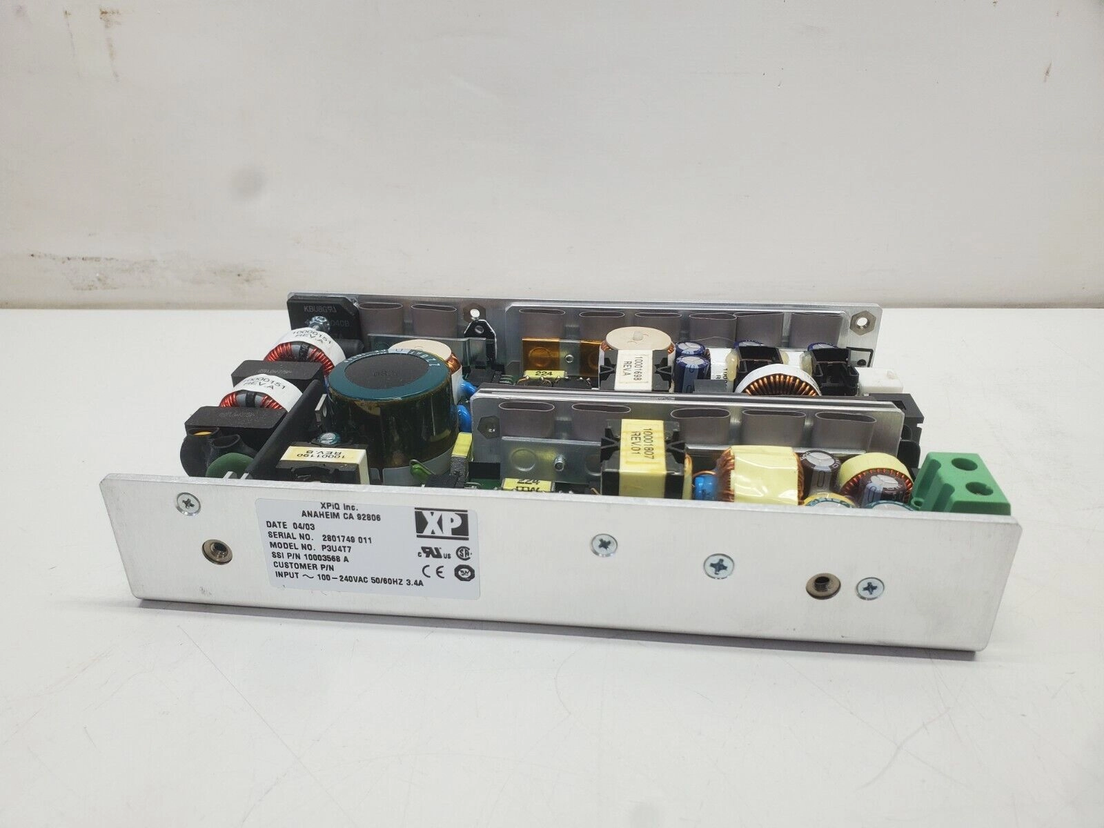 XPiQ P3U4T7 Power Supply Module from Thermo Finnig