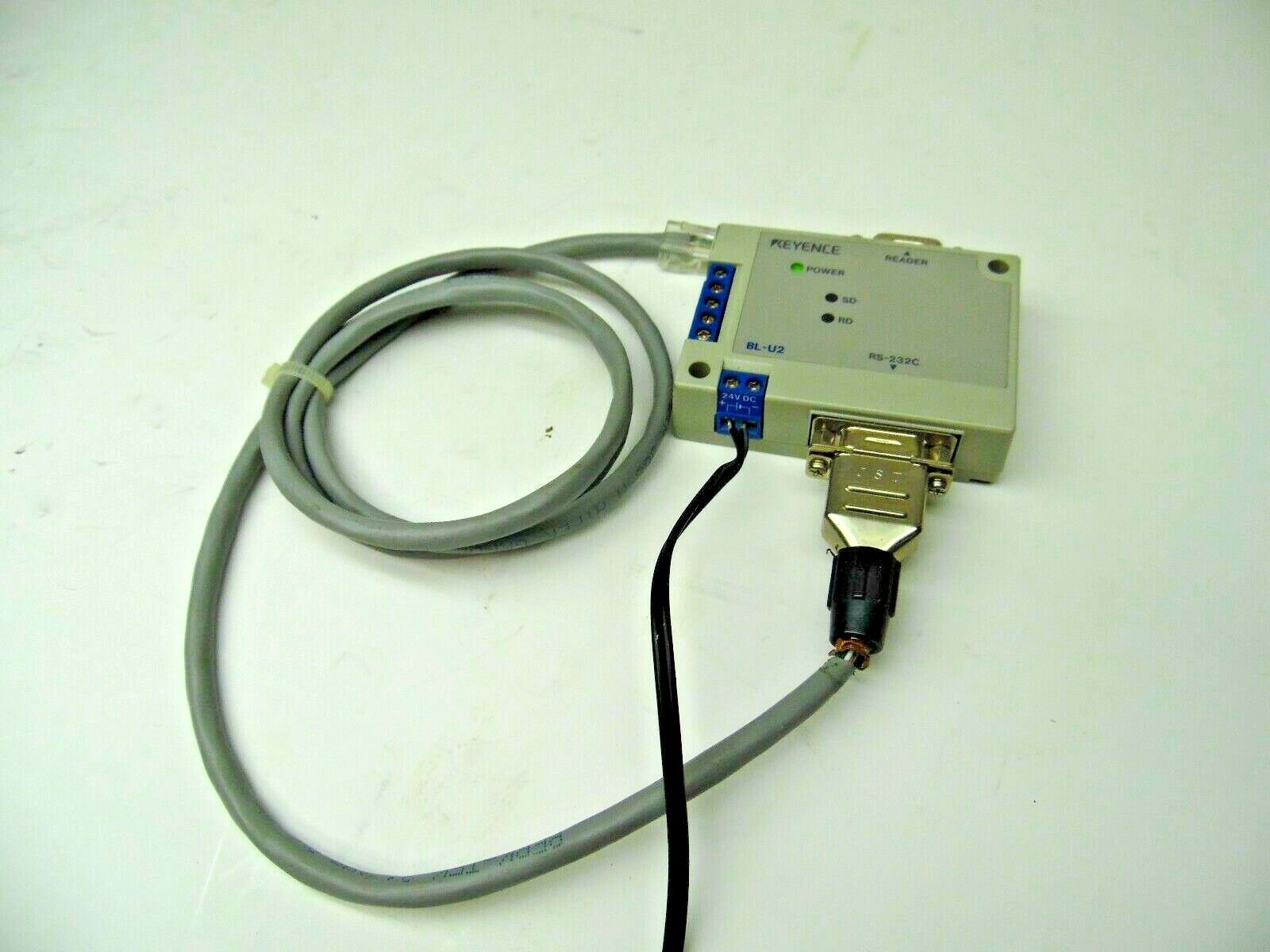 Keyence BL-U2 Laser Bar Code Scanner w/ AC Adapter