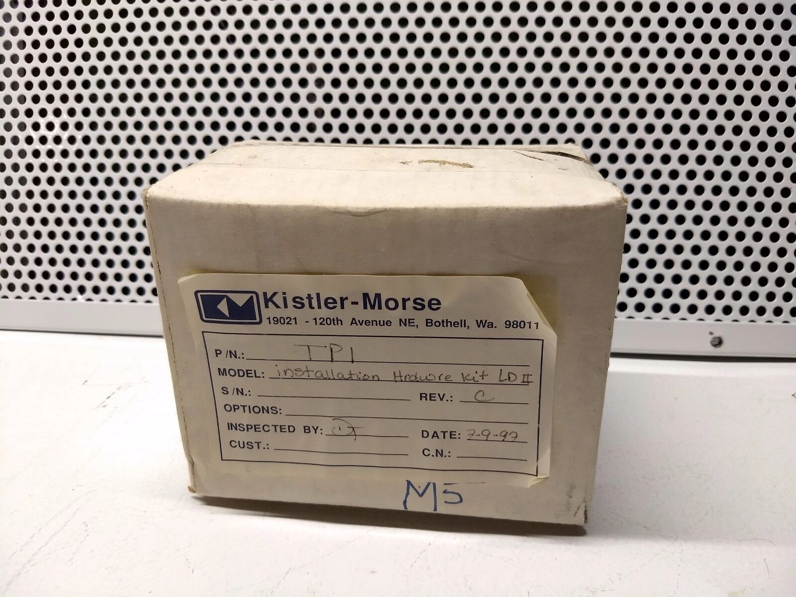 Kistler Morse TPI Model LD II Installation Hardwar