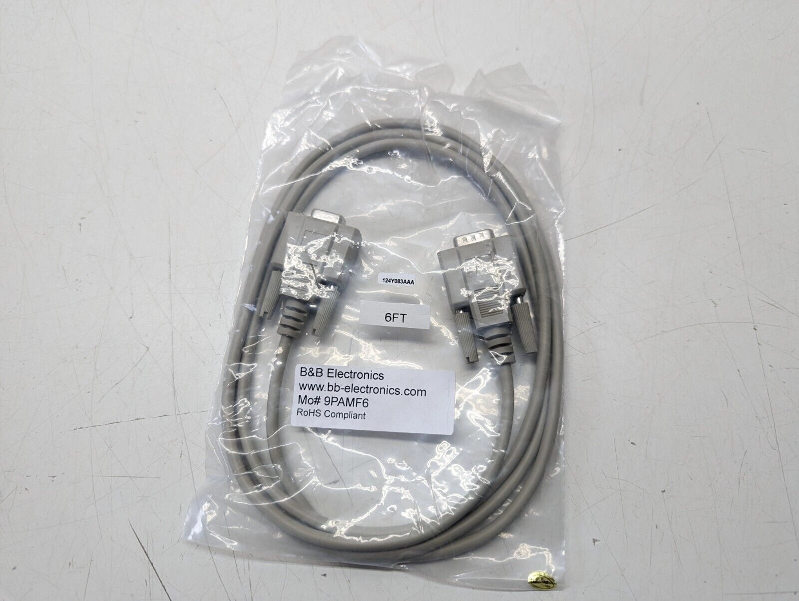New: B&B Electronics 9PAMF6 D-Subminiature Cable 6