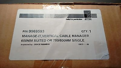 Rittal Manage It Vertical Cable Manager 600mm Suit