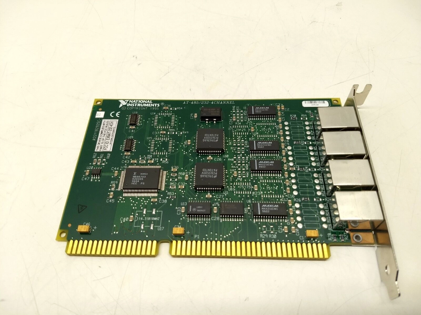 National Instruments AT-485/232-4 Channel Card