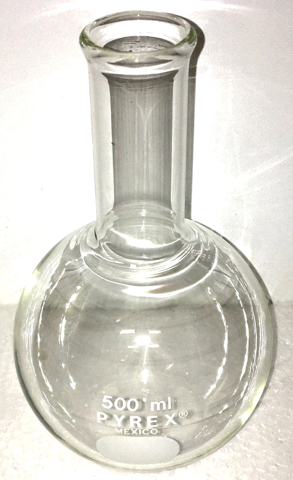Corning PYREX 4060-500 Florence Flat-Bottom Flask - 500mL