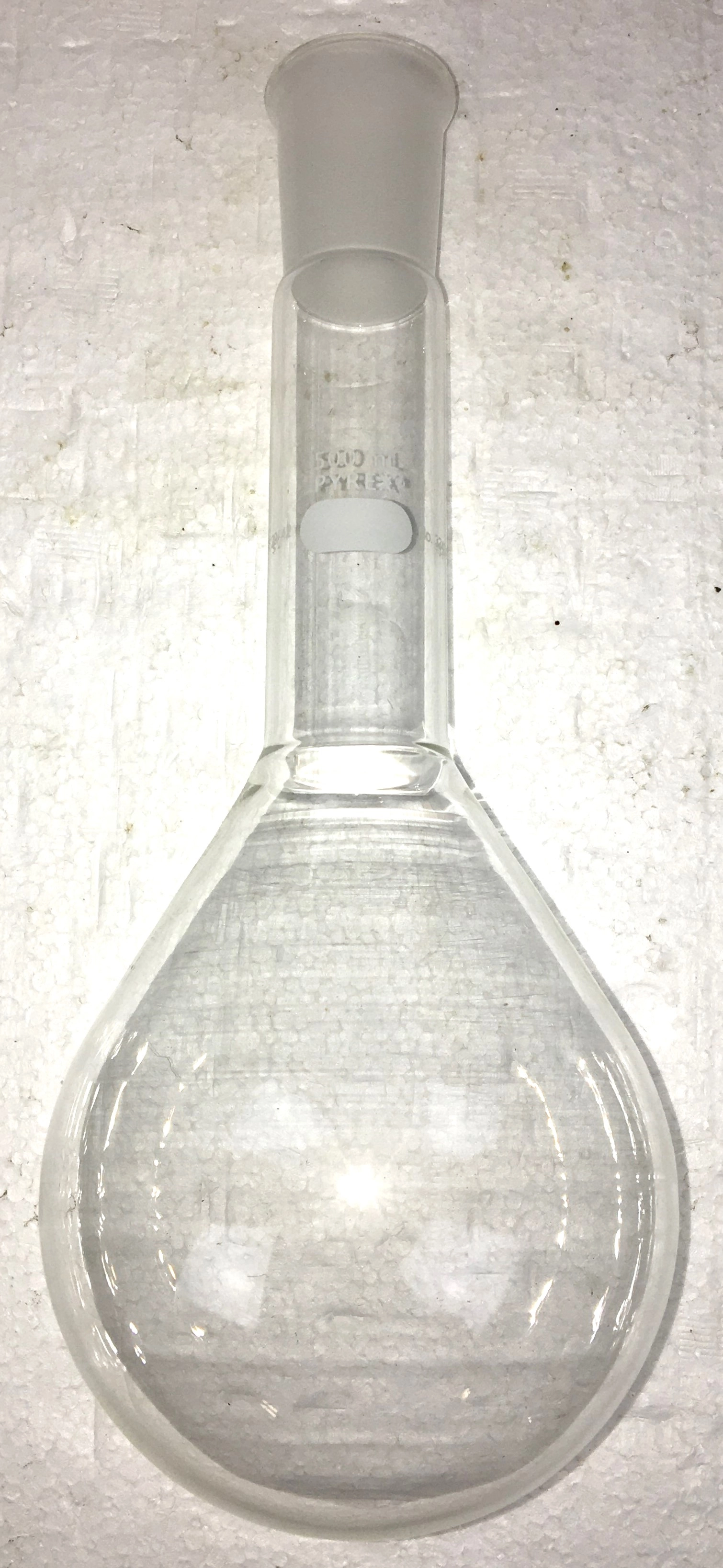 Corning PYREX 3340-FO Distilling Flask - 500mL