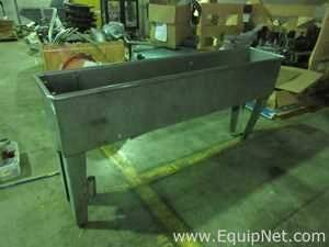 Stainless Steel Tub with End Outlet
