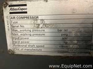 Atlas Copco ZT 55 Rotary Screw Compressor