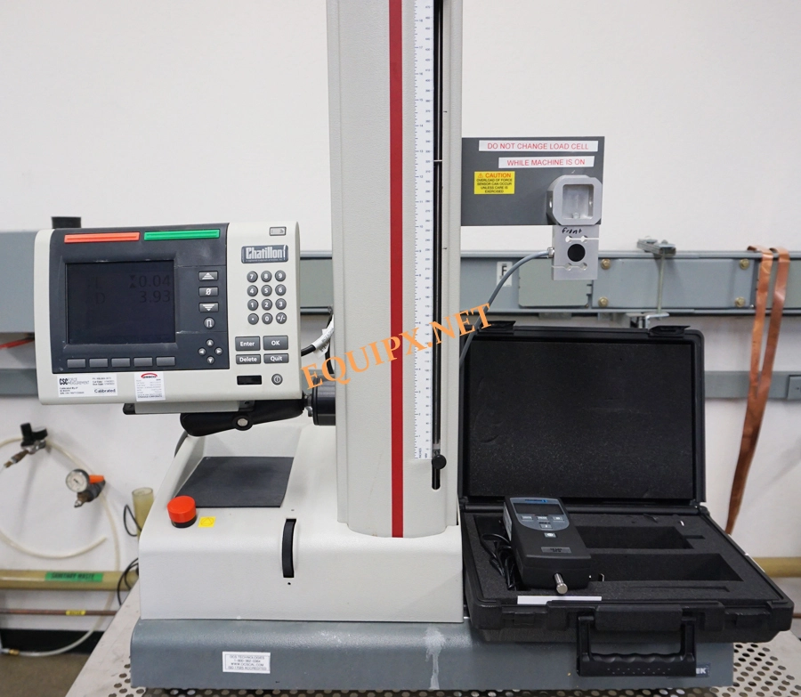 Ametek Chatillon TCD225 tensile tester 1kN (225lbf) capacity with 3 digital force gauges and 3 load cells (4692)